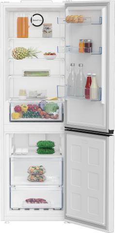 Combi Beko B1RCNE364W, 187x60cm, E, Blanco, Neo Fr