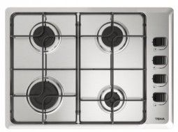Encimera Teka HLX540KLAOE, 4 fuegos, inox, butano